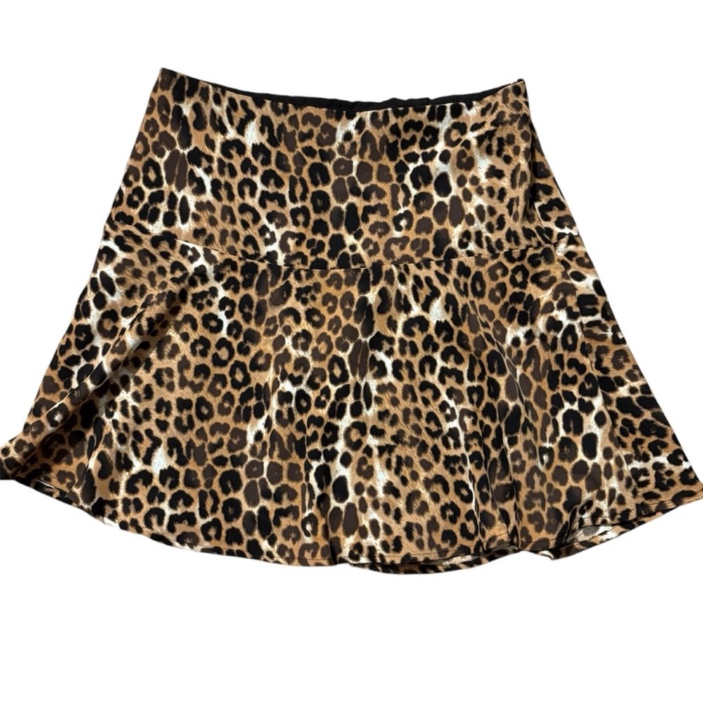 NWOT Express Leopard Skirt